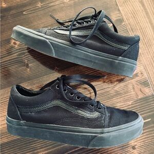 Vans‎ Old Skool Black Monochromatic Sneaker